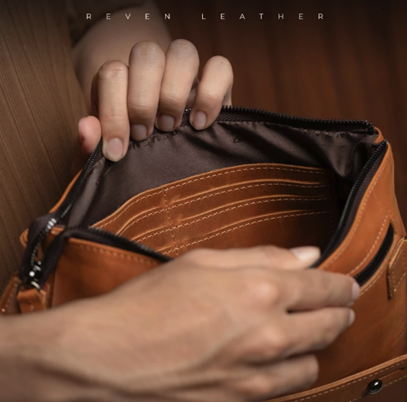 Reven Leather Lisbon Handbag 4