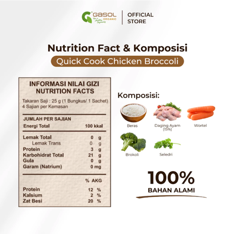 GASOL Quick Cook Chicken Broccoli