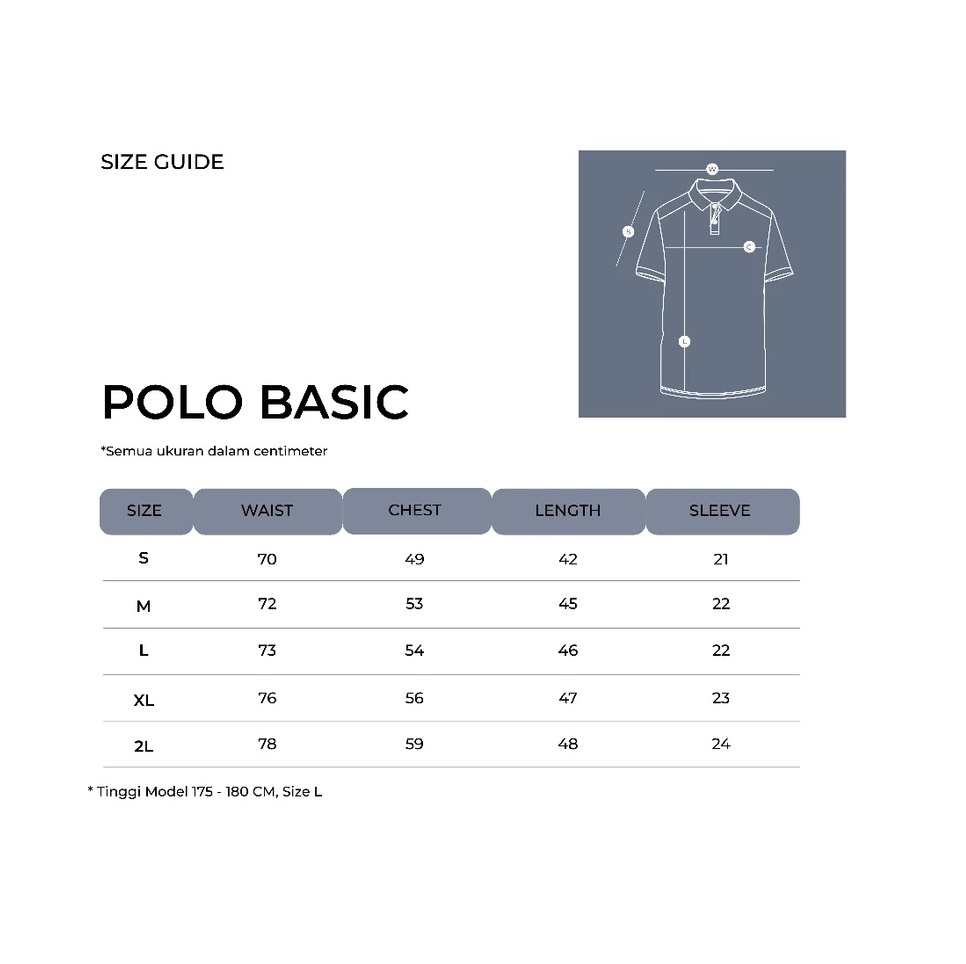 Warna Mardhika Hammer Men Basic Polo Grey Z1PO001A1