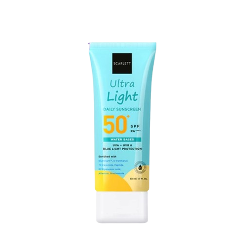 Scarlett Whitening ｜ Ultra Light Daily Sunscreen Moisturizing SPF 50+ PA++++ 