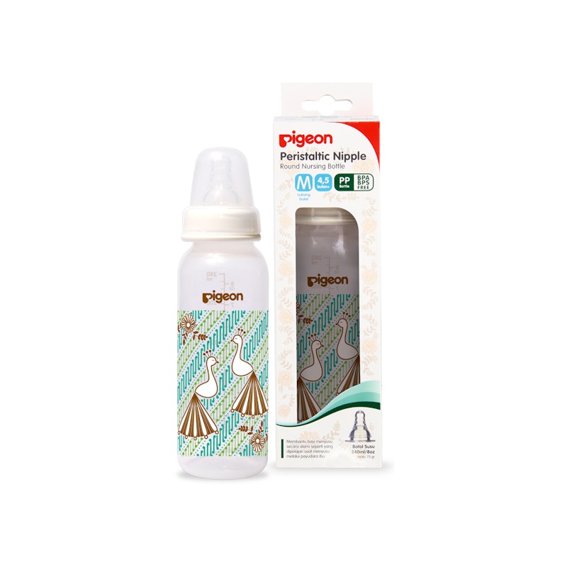Botol PP RP 240Ml Batik Merak W/ S-Type Nipple 1