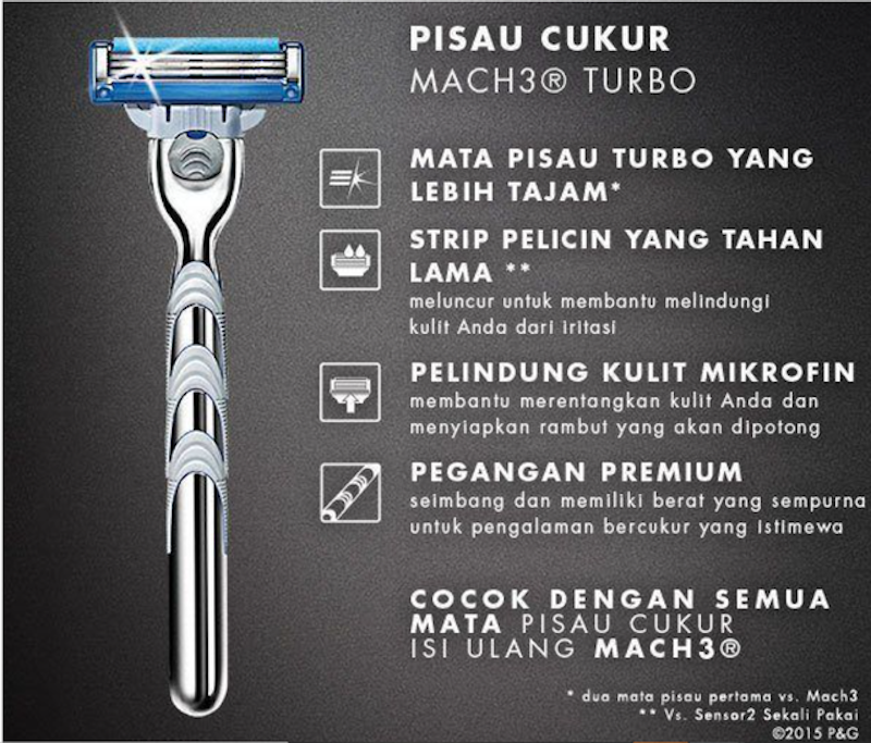 Gillette® MACH3® Turbo 5