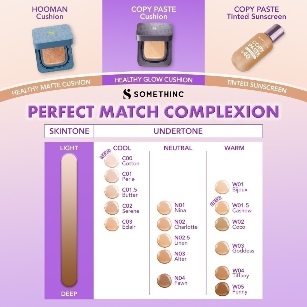 Royal Pesona Indonesia SOMETHINC Copy Paste Breathable Mesh Cushion SPF 33 PA++ Cashew