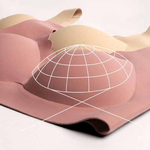 Hisilicon Hisilicon Seamless Sport Push Up Bra Set Tanpa Kawat