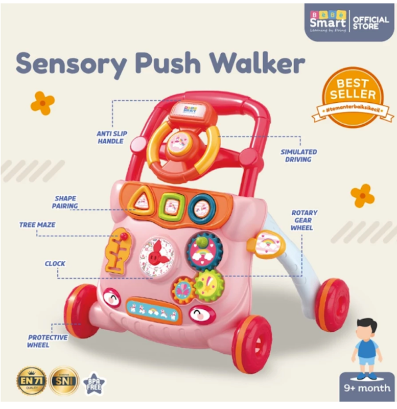 Bebe Smart Sensory Push Walker 2