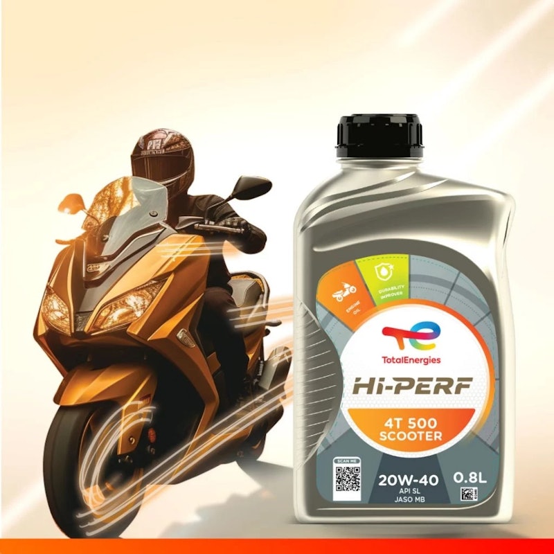 TotalEnergies Hi-Perf 4T 500 Scooter 20W-40