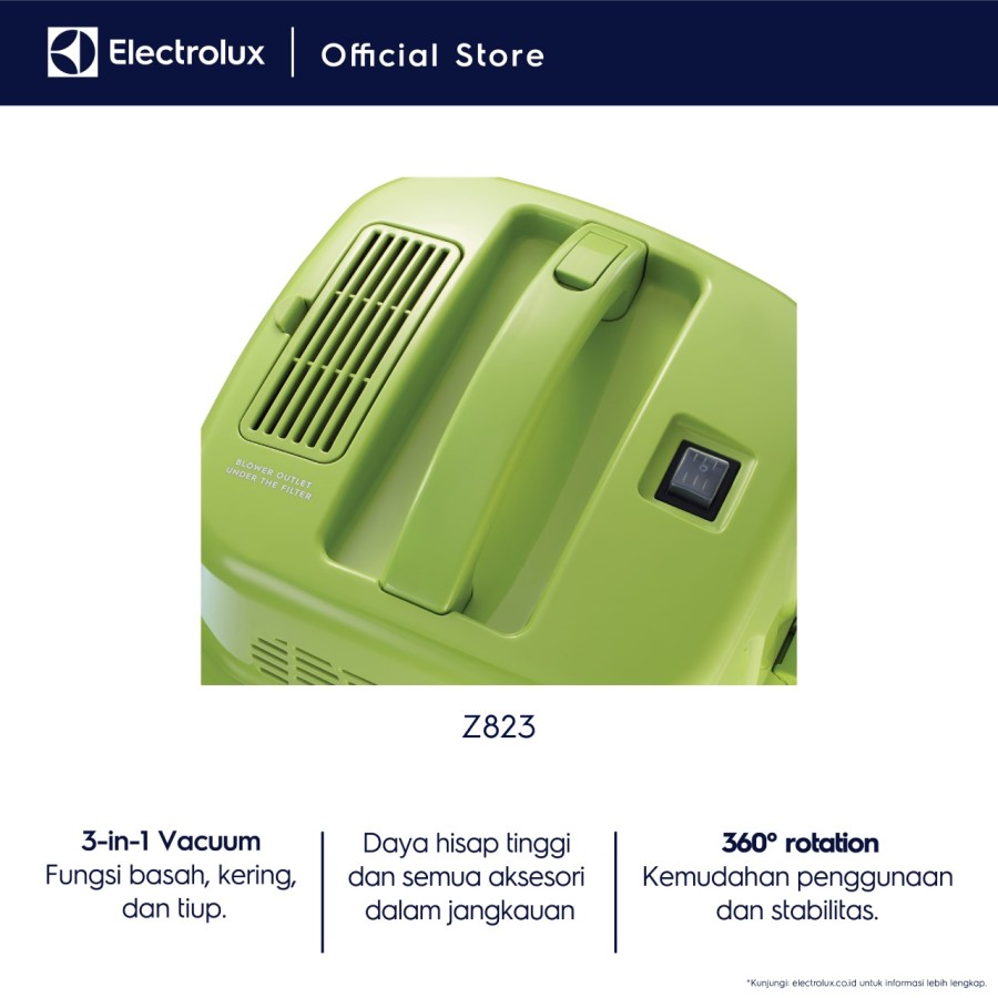 Electrolux  Electrolux Vacuum Cleaner Wet and Dry Z823