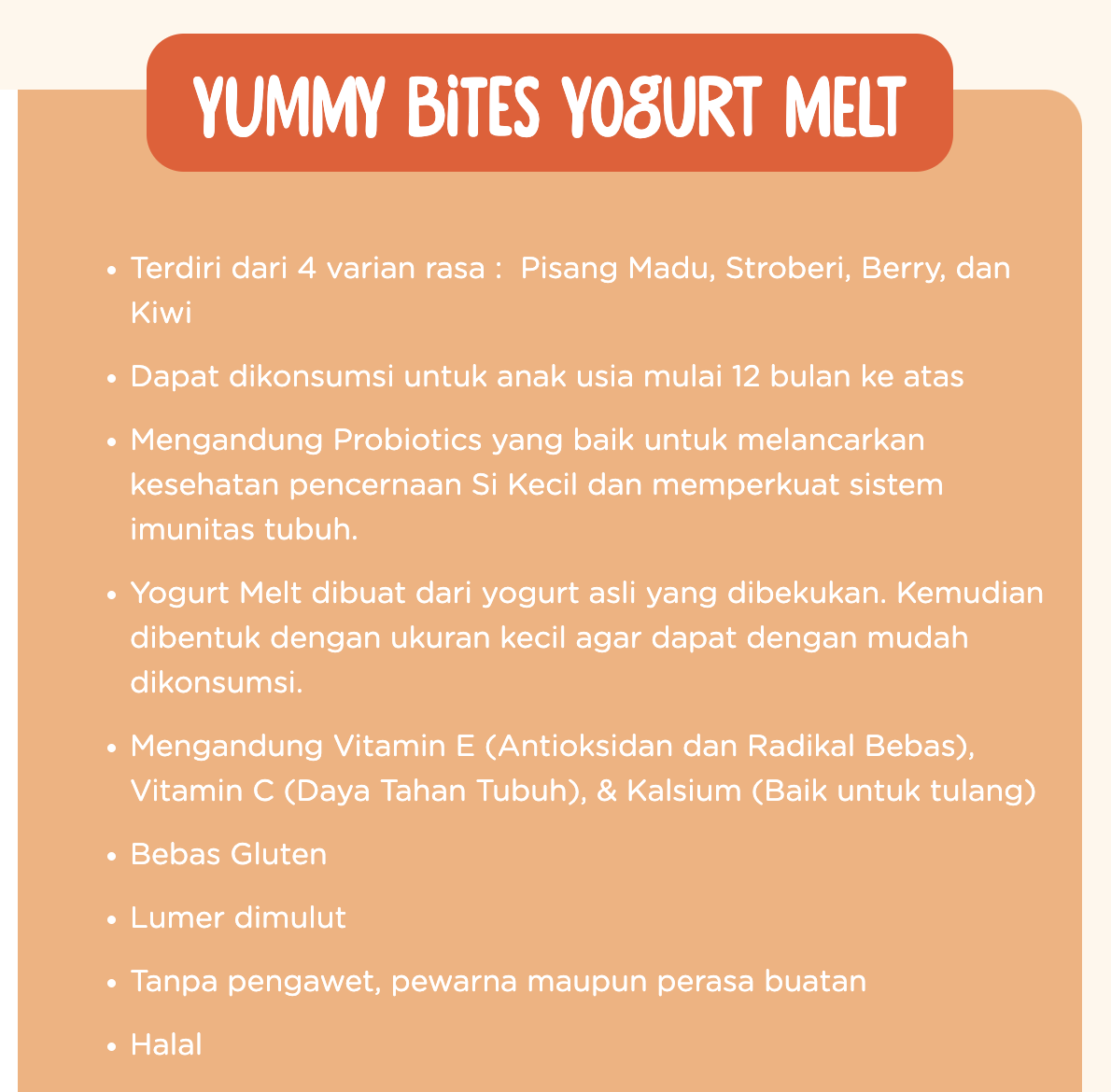 Yogurt Melts Mixed Berries