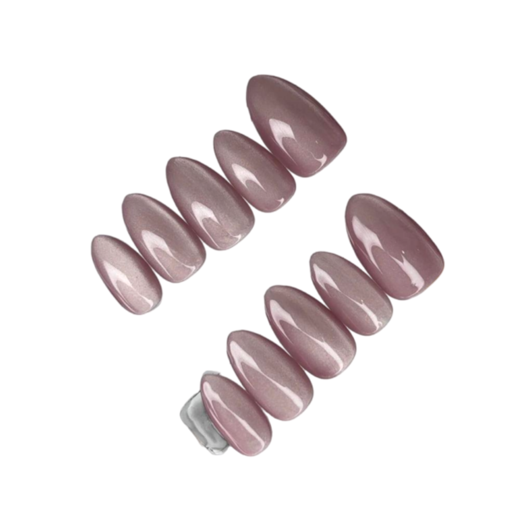 Rora Nailash Press On Nails Watery Cat Eye #03