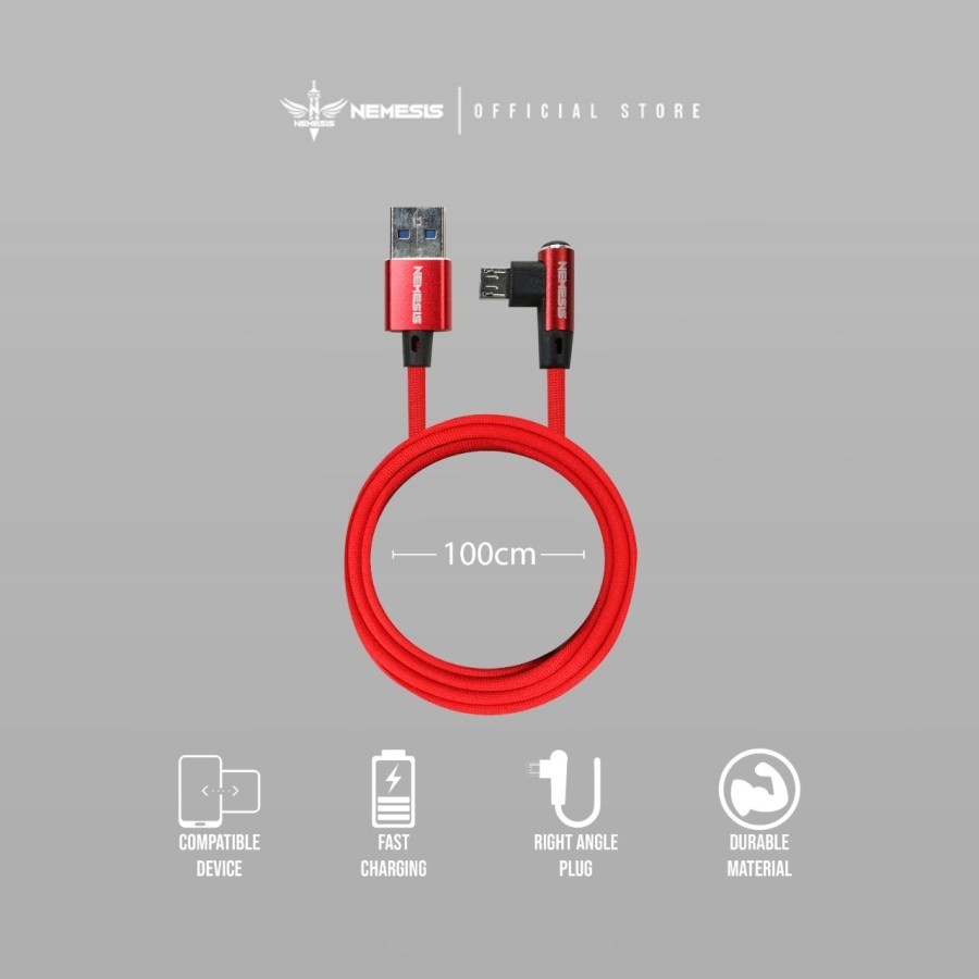 NYK Nemesis Kabel Data Micro USB 3