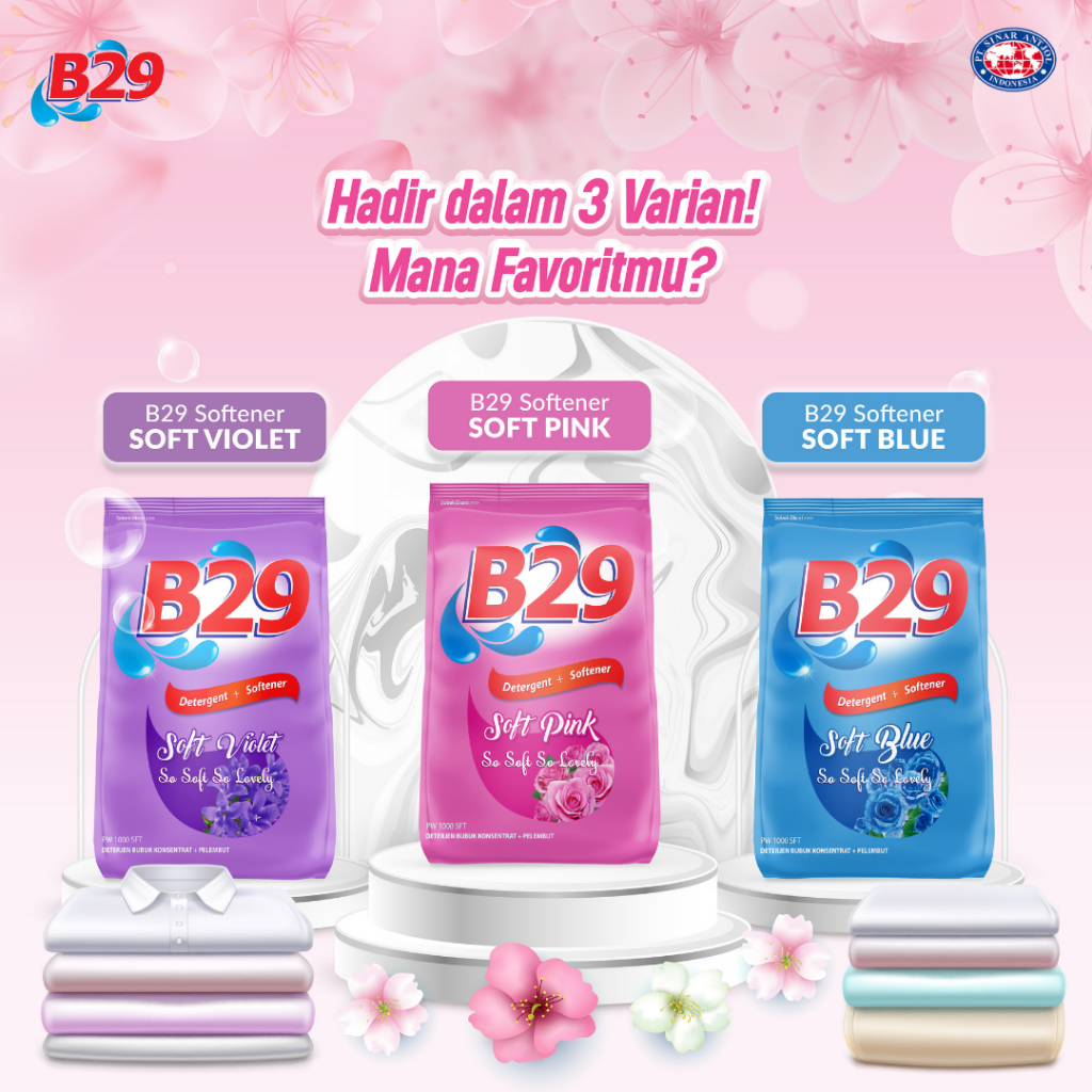 B29 Deterjen + Softener Soft Pink 4