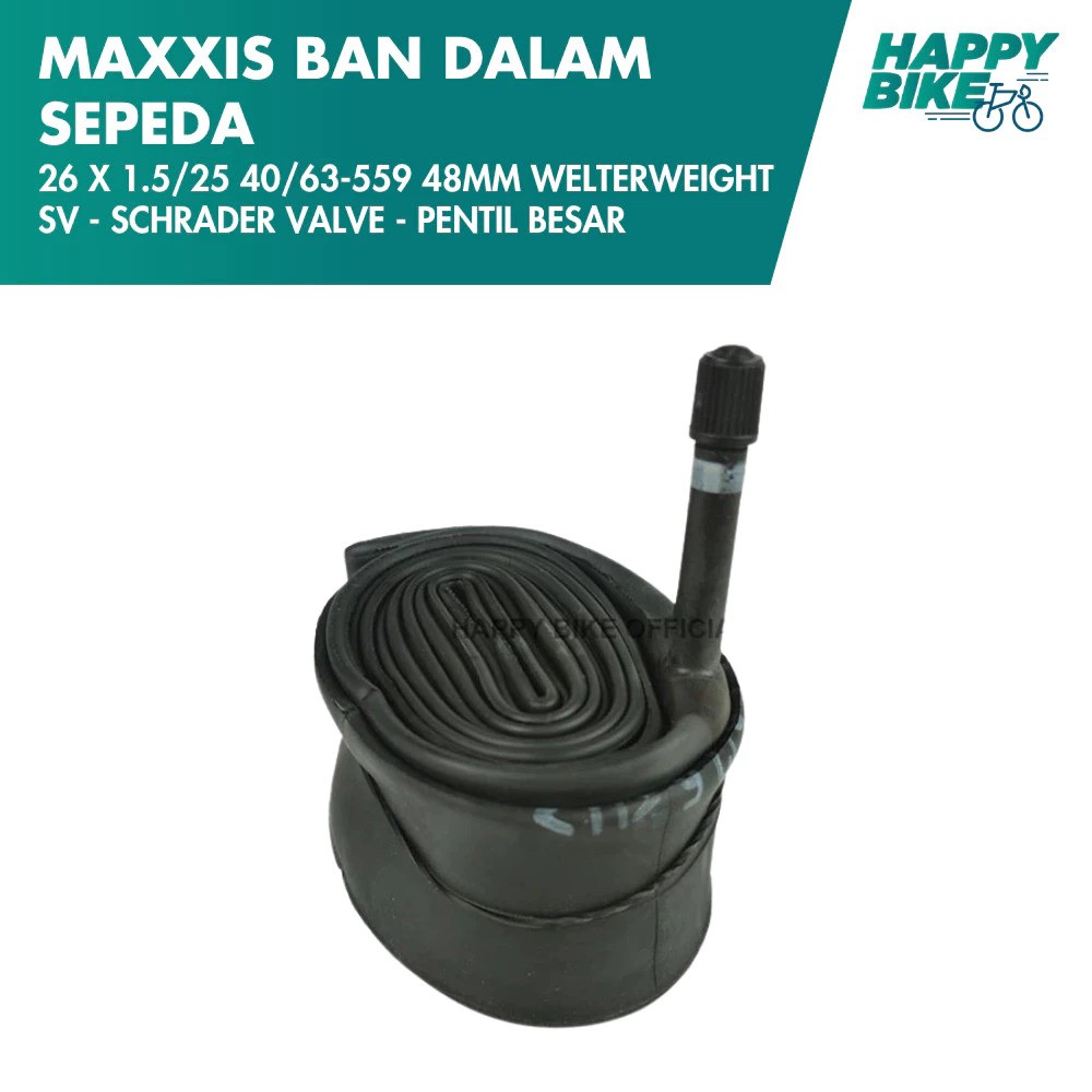 Cheng Shin Maxxis Welter Weight Tubes 26 x 1.50/2.50 48 mm Presta Valve