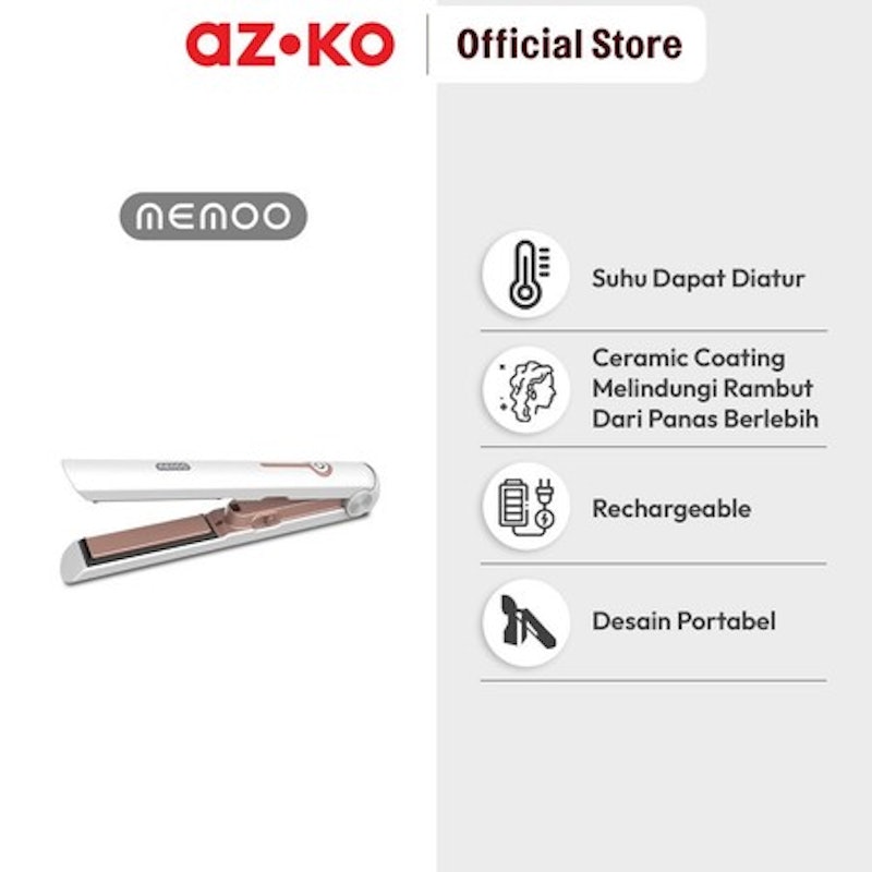 AZKO Memoo Alat Catok Portable Putih/Pink 3