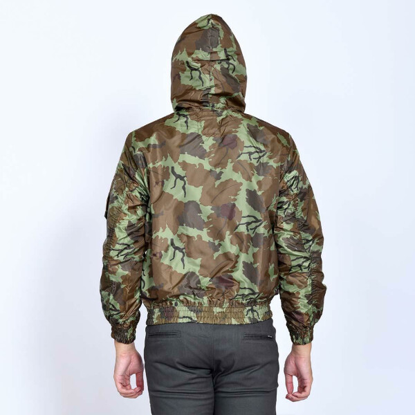 Jaket Bomber Loreng Army