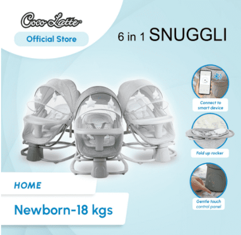 Cocolatte 6in1 Snuggli Multi Functional Foldable Swing 2