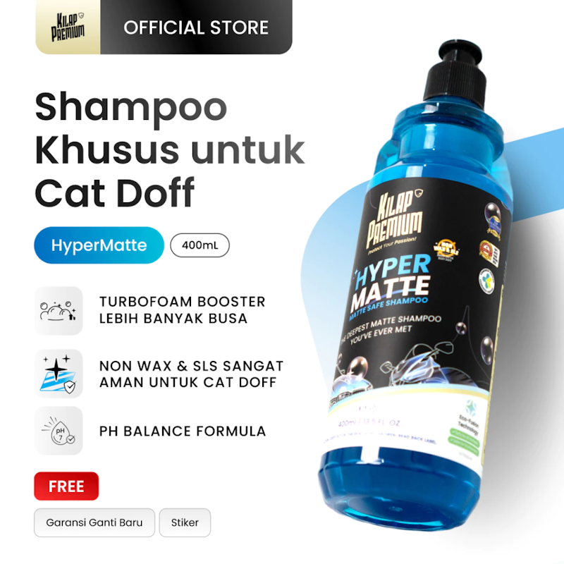 Kilap Premium Hypermatte Shampoo 400 ml 2