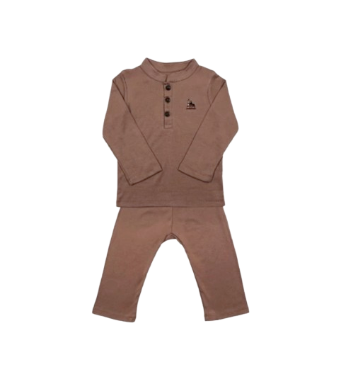 Baby Hai Setelan Koko Rayya Series Coklat