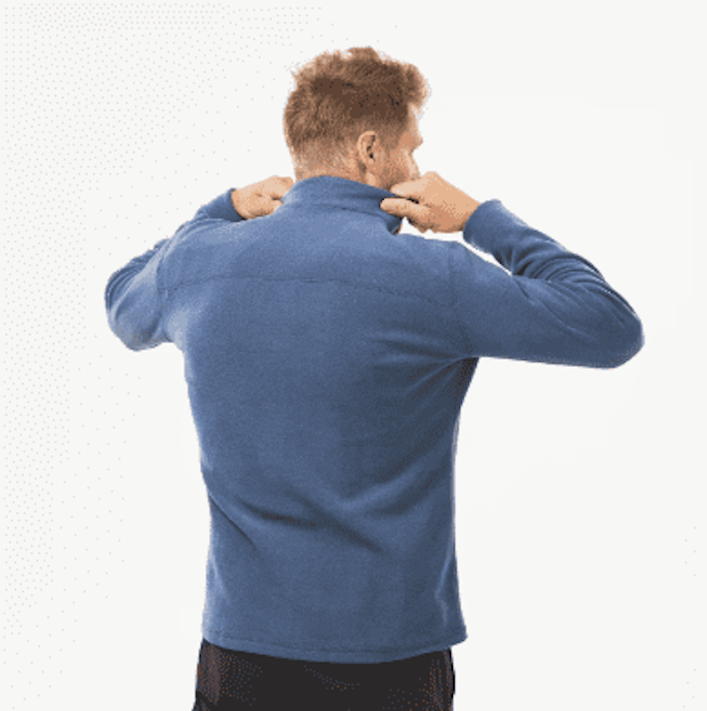 Quechua Fleece Hiking Pria MH100-8670150