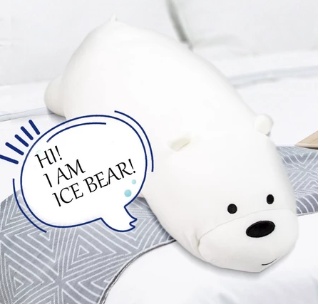 MINISO Boneka Beruang We Bare Bears Lying Plush Toy  3