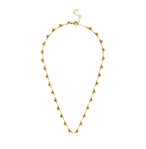 Kalung Choker Love Vintage Emas