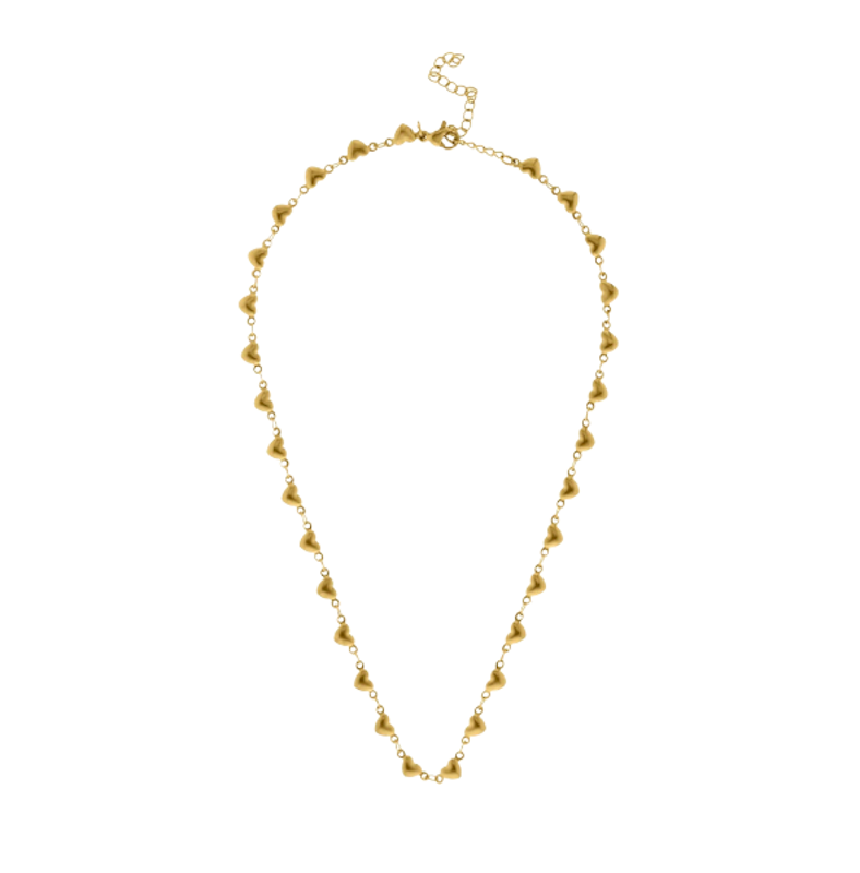 Kalung Choker Love Vintage Emas 1