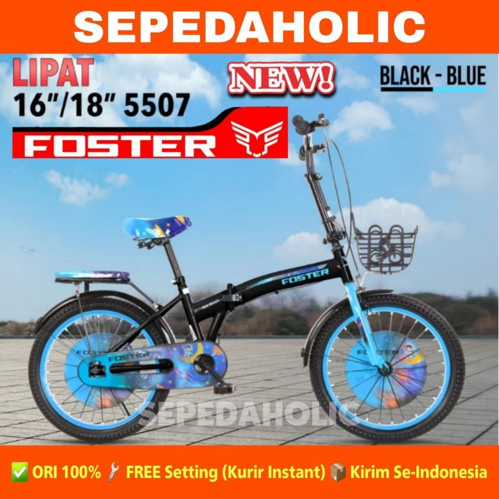 Pacific Indah Pratama Foster Sepeda Lipat Anak 16" 5507