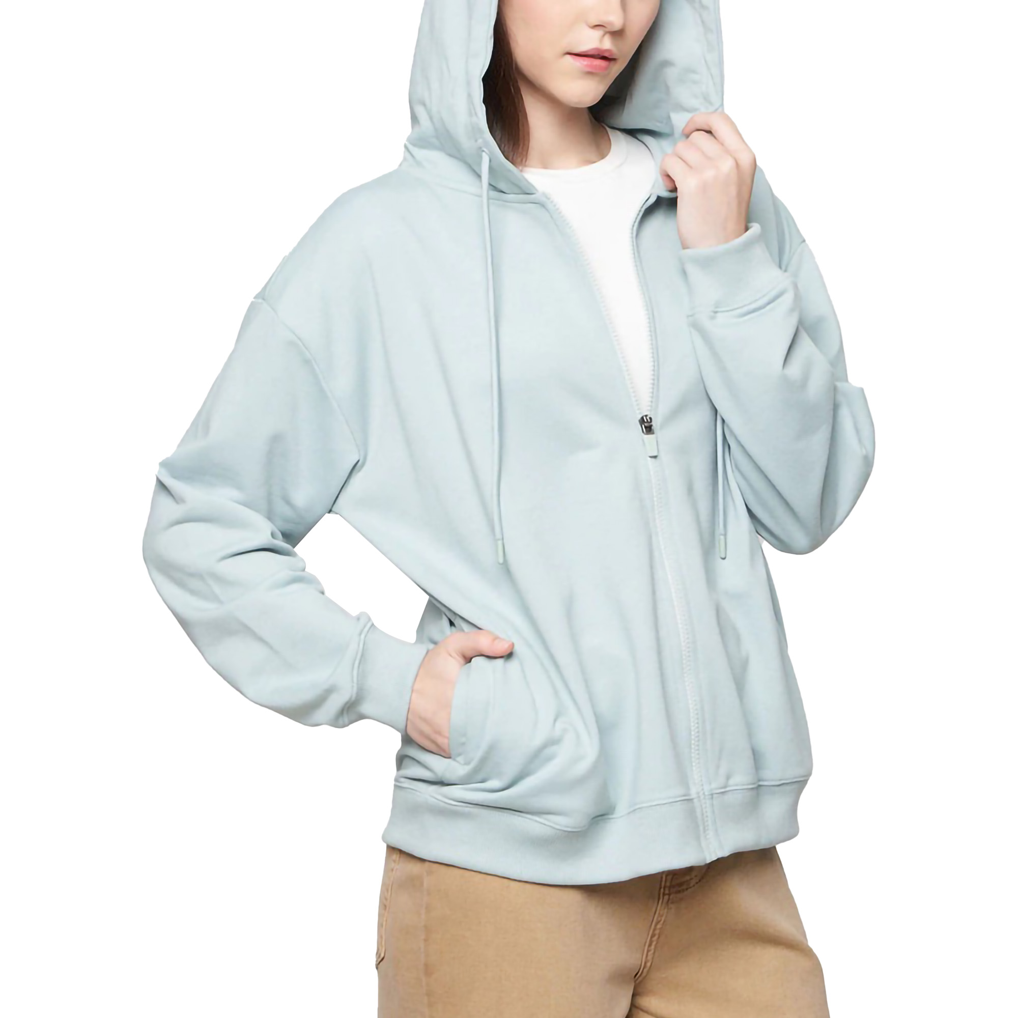 Nevada Solid Basic Baby Terry Jaket Wanita 122919932