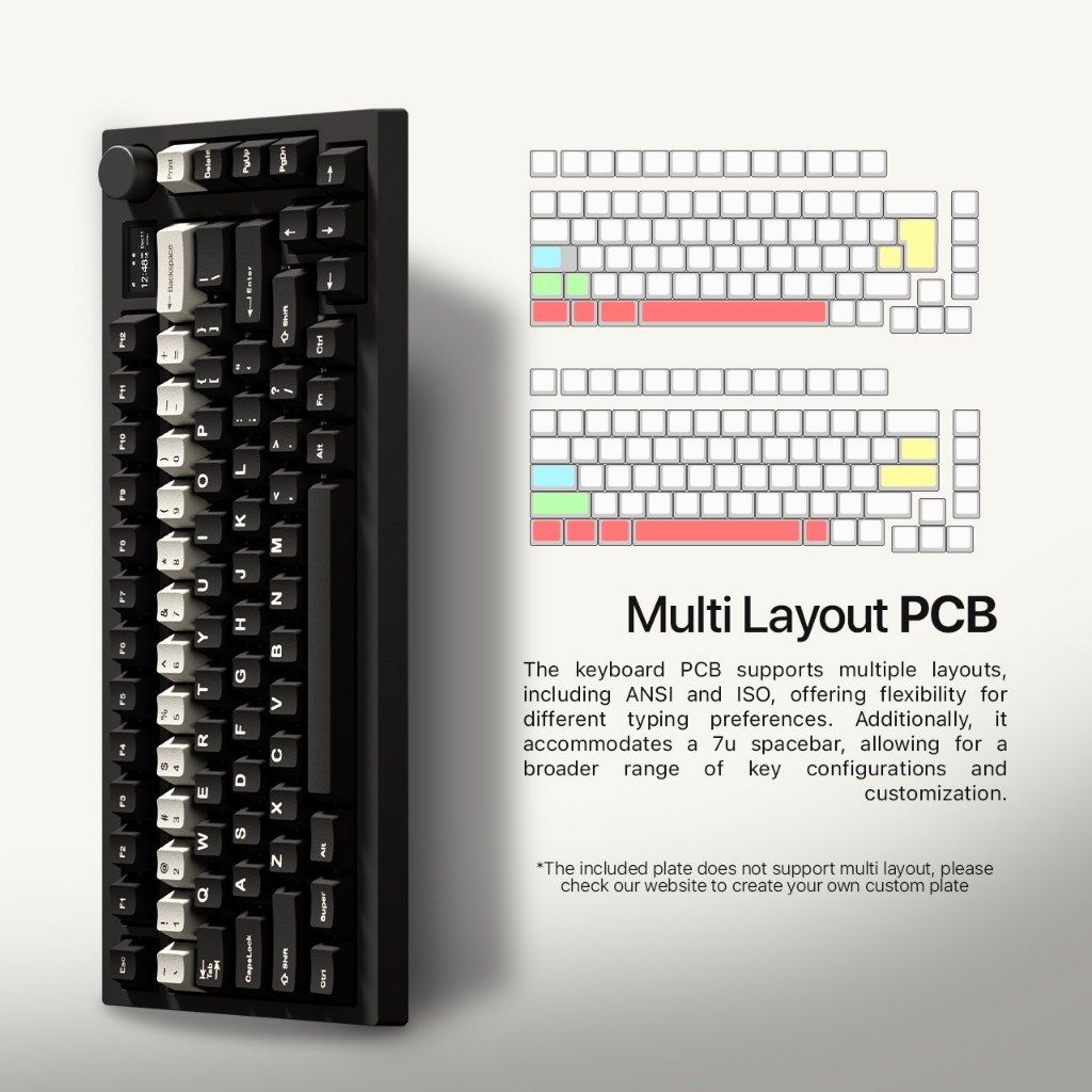 Noir Gear Noir Timeless82 v2 Wireless Mechanical Keyboard Gasket Mount