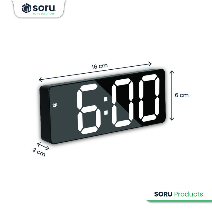 SORU Indonesia SORU Jam Meja Digital Smart LED