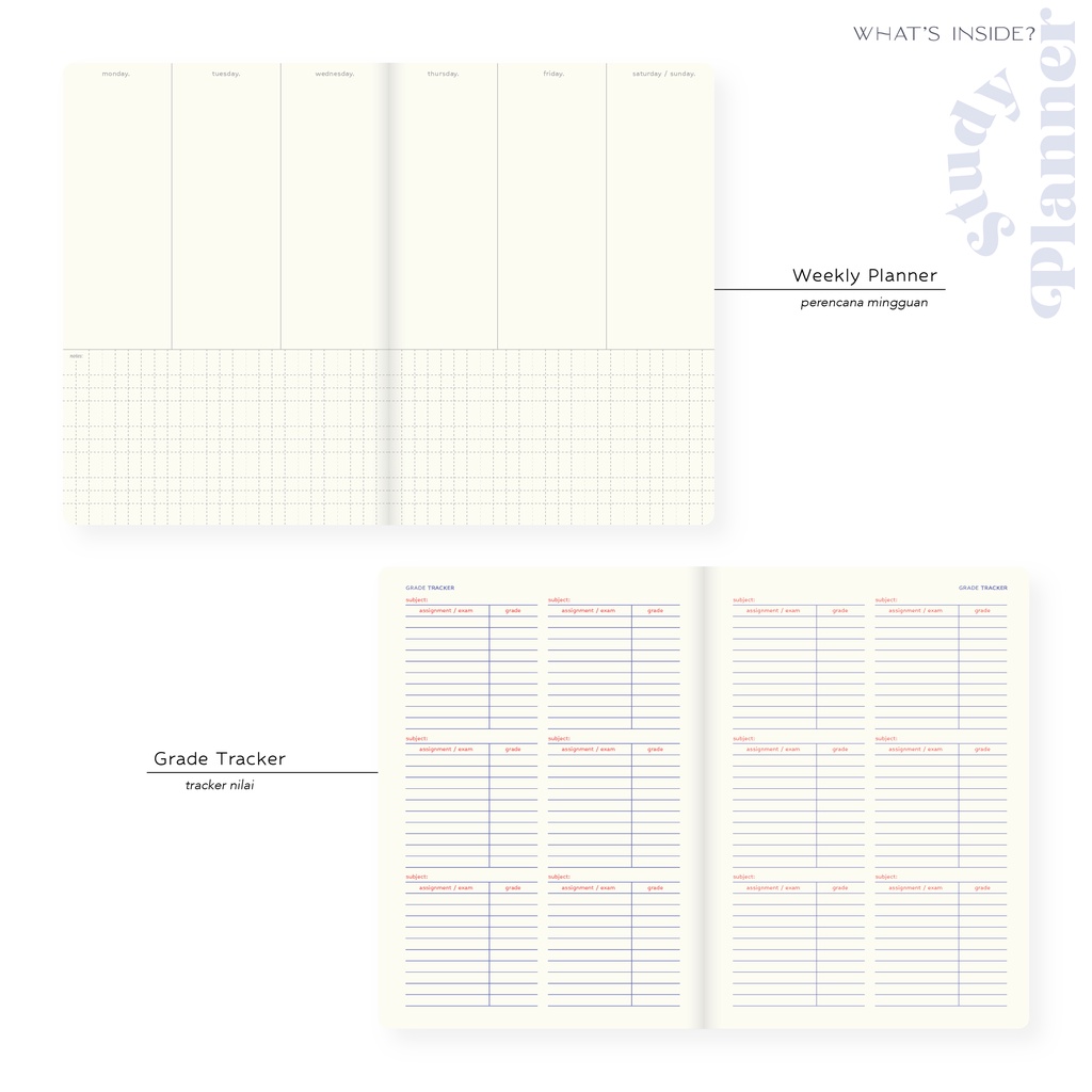 Paperie Lab Study Planner Notebook