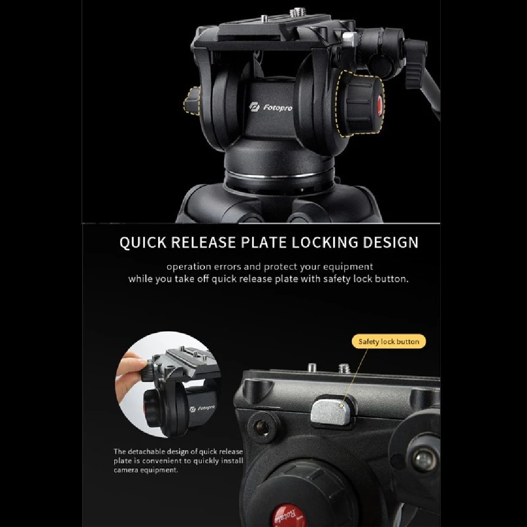 Fotopro Fotopro DV2 Professional Tripod