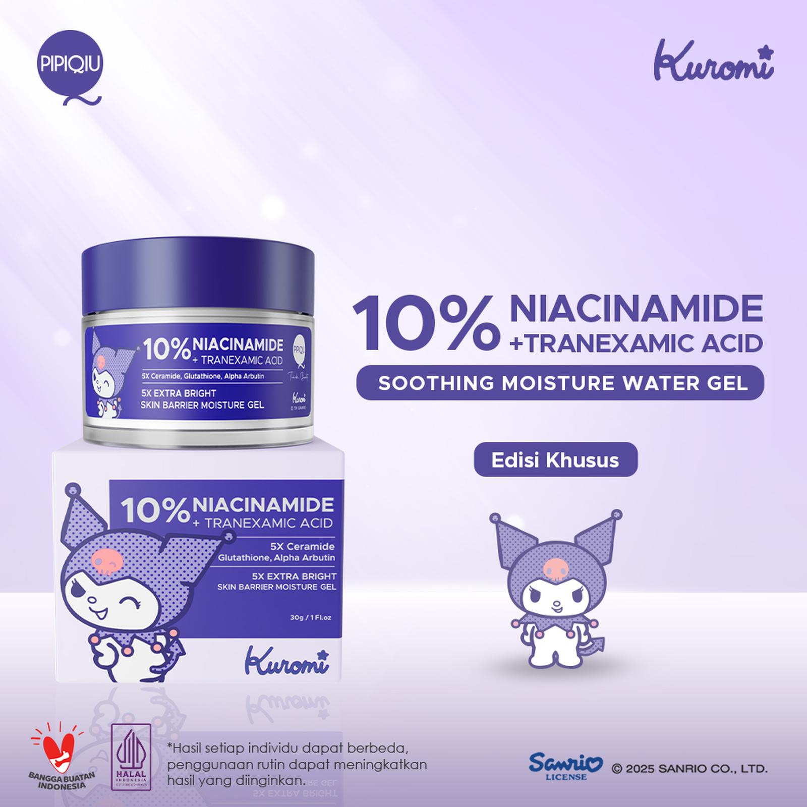 Javinci Berkat Kreatif Sentosa Pipiqiu 10% Niacinamide + Tranexamic Acid Extra Bright Skin Barrier Moisture Gel