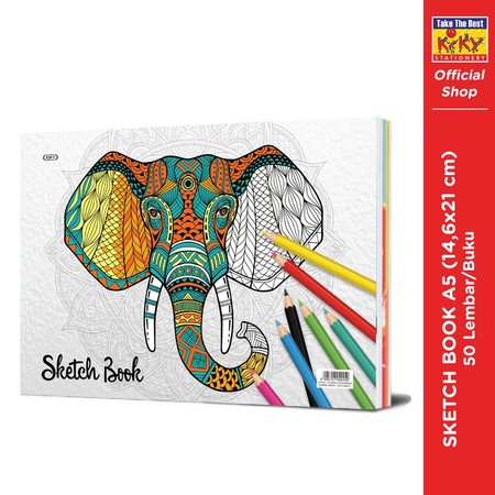Kiky Creative Products Industri KIKY Sketch Book  A5  AA621415