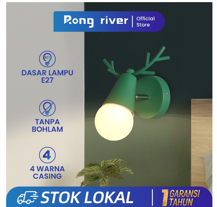 RONG RIVER Lampu Dinding Minimalis 2