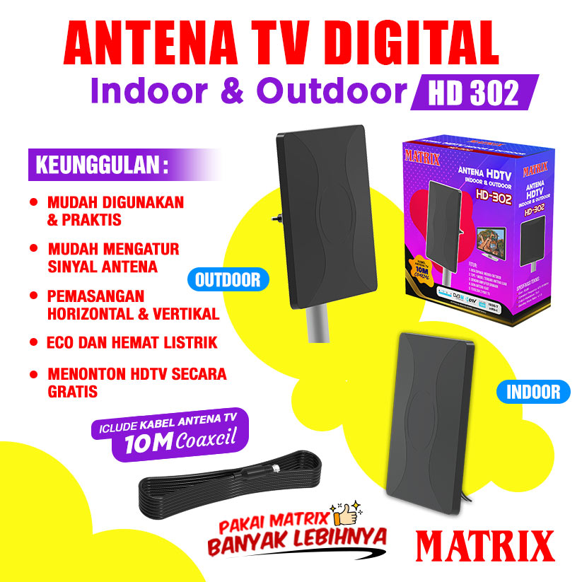 Stella Satindo Matrix Antena TV Digital HD 302