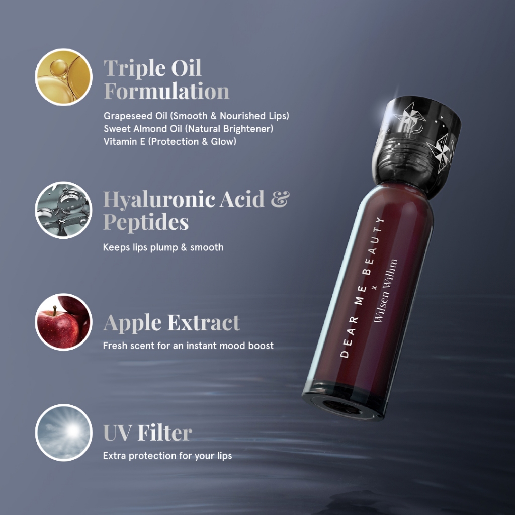 Garland Cantik Indonesia Dear Me Beauty X Wilsen Willim Hydraglow Lip Stain Dear Kirana 