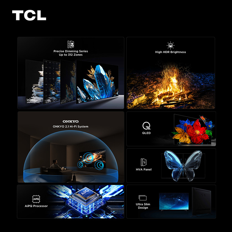TCL Technology TCL 4K QD-Mini LED TV 55C6KS