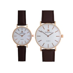 PhiLipe Ricci Jam Tangan Couple Kulit Analog Couple