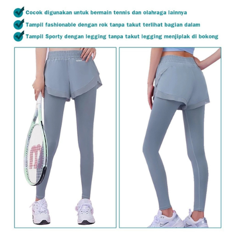 Elfs Active 2in1 Womens Shorts + Legging 4