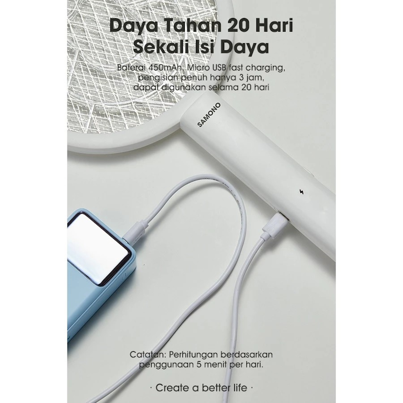 SAMONO Raket Nyamuk 5