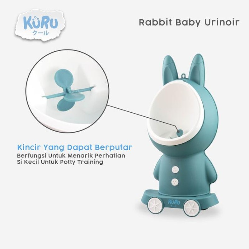 KURU Potty Train Urinal Rabbit Boy 2