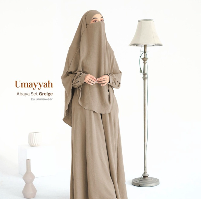 Umnawear  Ummayah Abaya Set Khimar