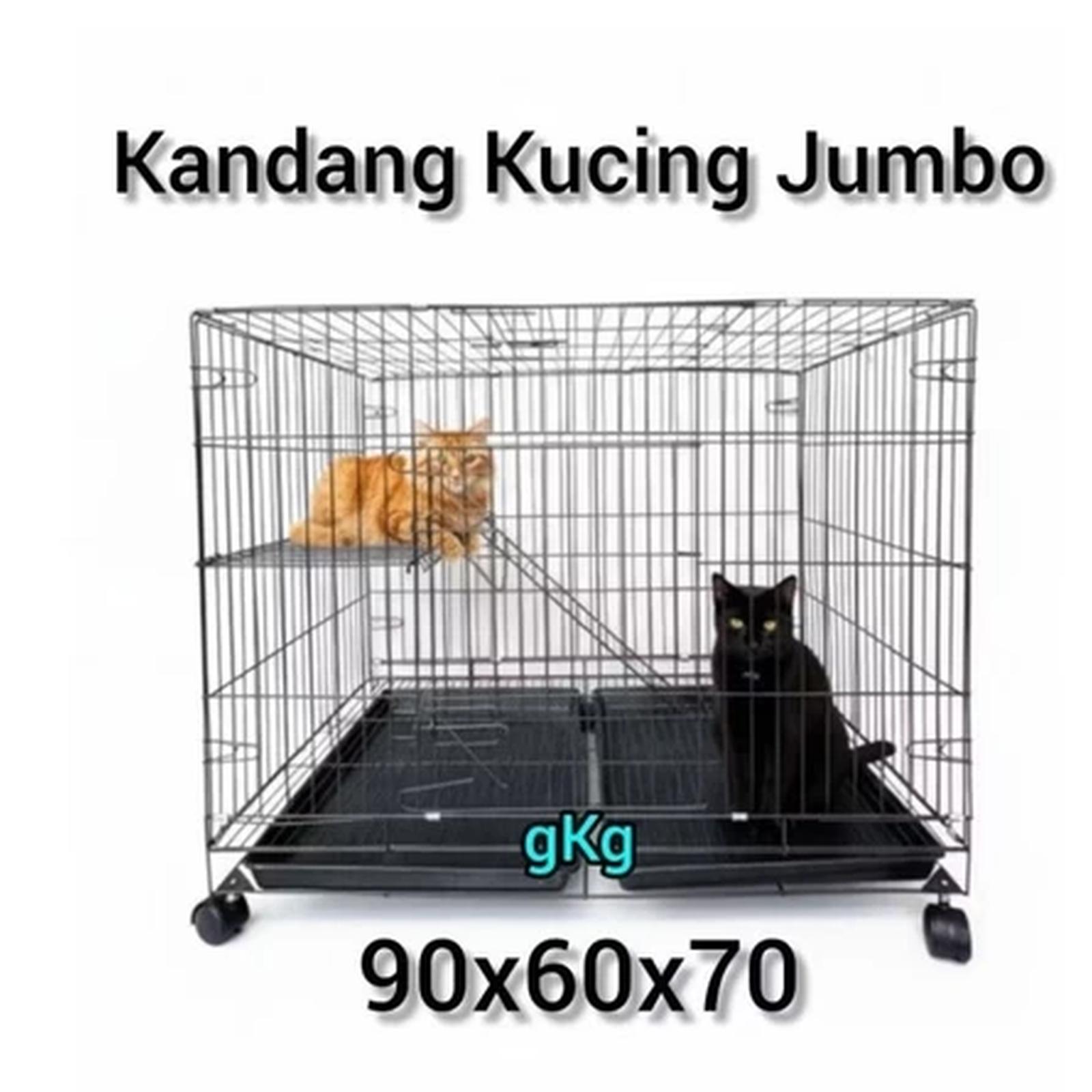 Tiger Kandang Kucing Jumbo 2 Tingkat