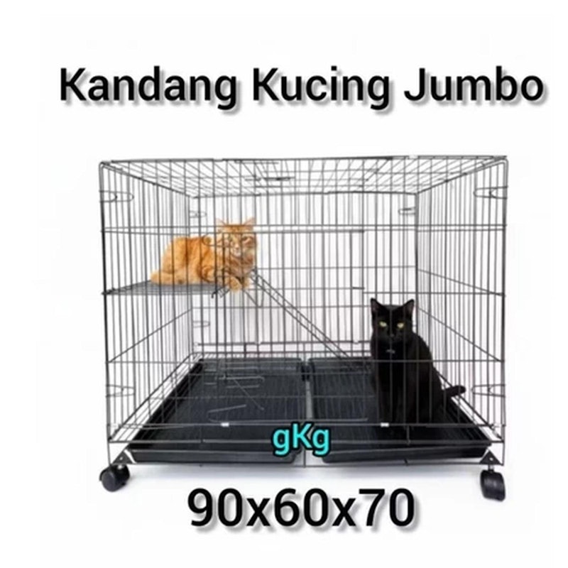 Tiger Kandang Kucing Jumbo 2 Tingkat 4