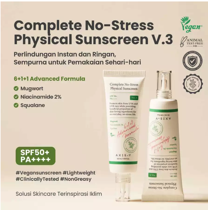 AXIS-Y AXIS-Y Complete No-Stress Physical Sunscreen Version 3