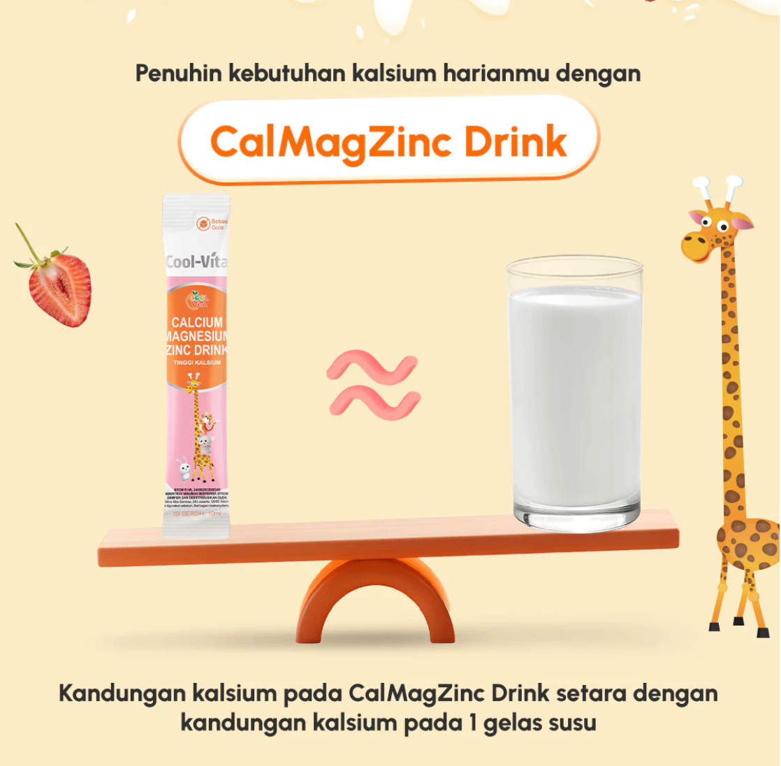 Coolvita Maju Sehat Cool-Vita® Calcium Magnesium Zinc Drink