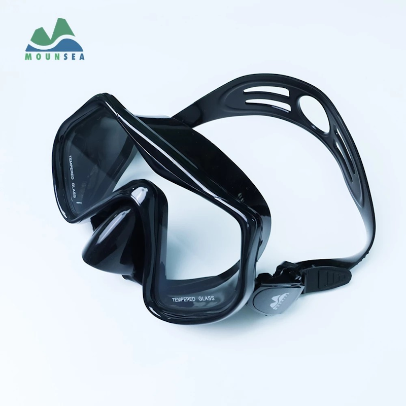 Mounsea Diving Mask Adult 2-Pieces Fully Dry Snorkeling Set 3