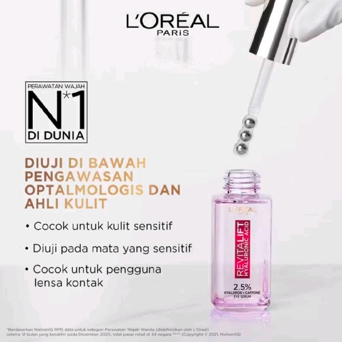 L’Oréal L’Oréal Paris Revitalift 2.5% (Hyaluronic Acid + Caffeine) Eye Serum