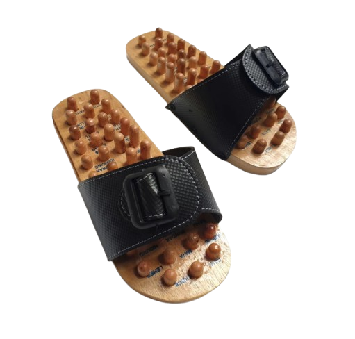 Sandal Pijat Refleksi Selop Kayu