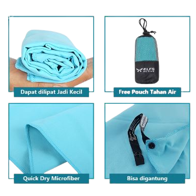 Elfs Active  Elfs Active Handuk Microfiber Quick Dry